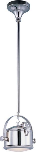 Maxim - 25128FTSN - One Light Spot/Mini Pendant - Hi-Bay - Satin Nickel