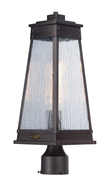 Maxim - 3041RPOLB - One Light Outdoor Post Mount - Schooner - Olde Brass