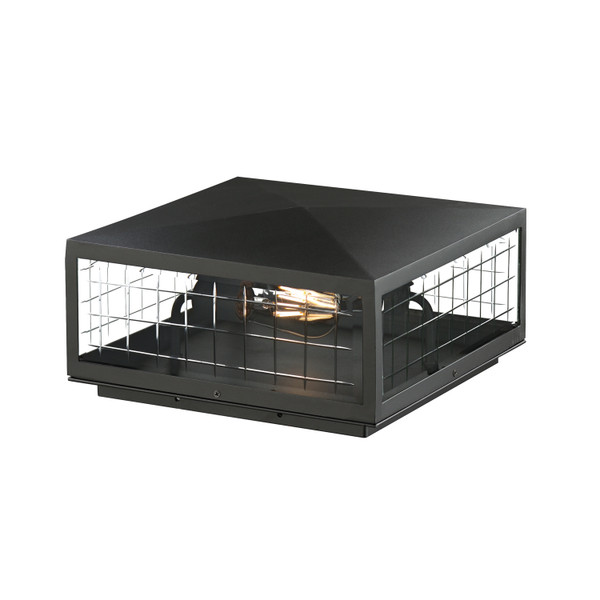 Maxim - 30690CLBK - Two Light Deck Lantern - Magnus - Black