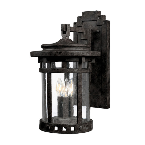 Maxim - 3134CDSE - Three Light Outdoor Wall Lantern - Santa Barbara DC - Sienna