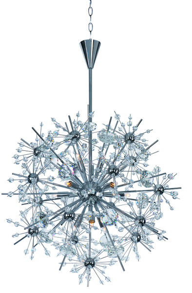 Maxim - 39745BCPC - 11 Light Chandelier - Starfire - Polished Chrome