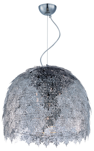 Maxim - 39764PC - Five Light Pendant - Vineyard - Polished Chrome