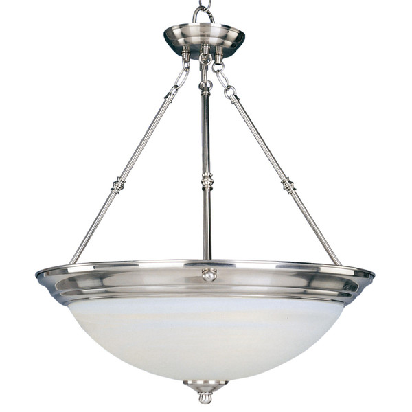 Maxim - 5846MRSN - Three Light Pendant - Essentials - 584x - Satin Nickel