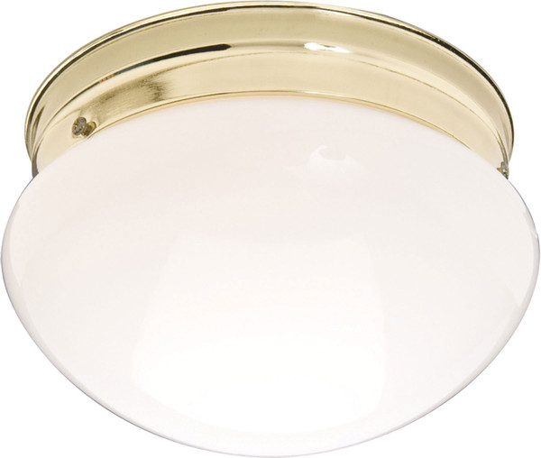 Maxim - 5881WTPB - Two Light Flush Mount - Essentials - 588x - Polished Brass