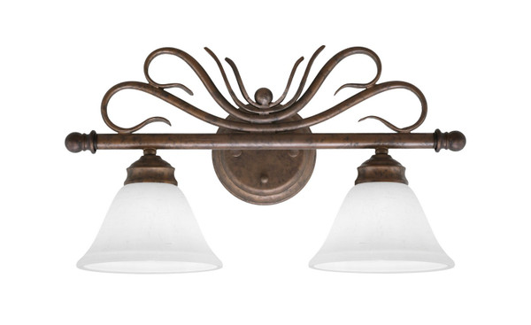 Toltec Lighting - 102-BRZ-311 - Two Light Bath Bar - Swan - Bronze