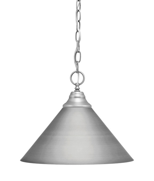 Toltec Lighting - 10-BN-420-BN - One Light Pendant - Chain - Brushed Nickel
