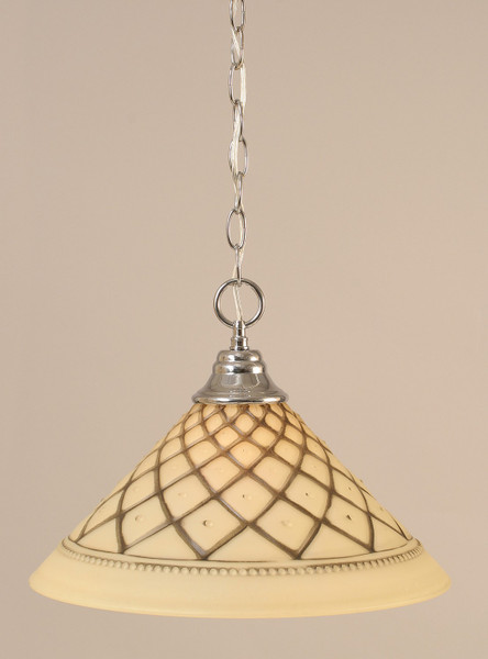 Toltec Lighting - 10-CH-718 - One Light Pendant - Any - Chrome