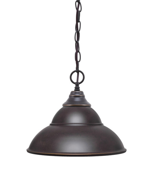 Toltec Lighting - 10-DG-428-DG - One Light Pendant - Chain - Dark Granite