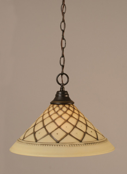 Toltec Lighting - 10-DG-718 - One Light Pendant - Any - Dark Granite
