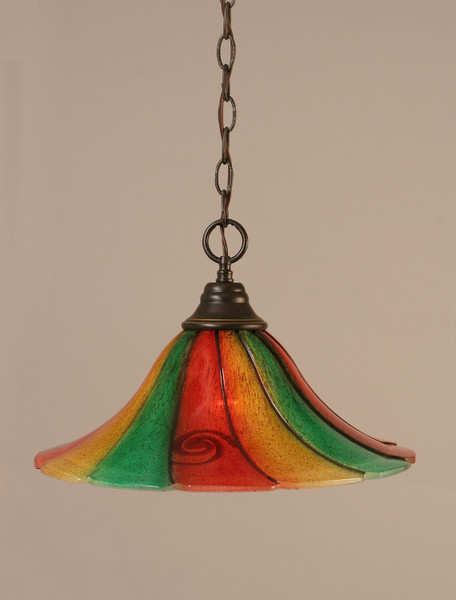 Toltec Lighting - 10-DG-767 - One Light Pendant - Any - Dark Granite