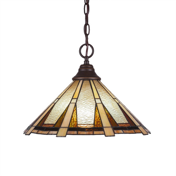 Toltec Lighting - 10-DG-934 - One Light Pendant - Any - Dark Granite