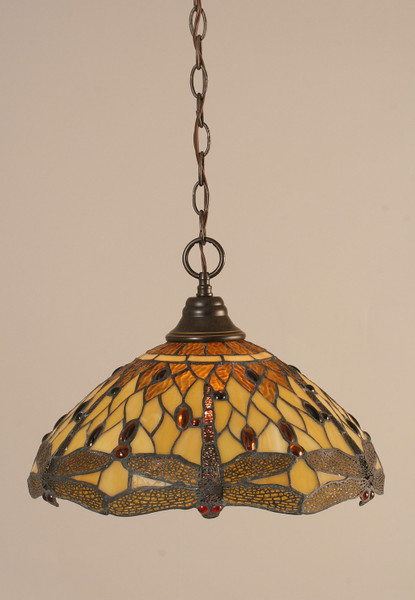 Toltec Lighting - 10-DG-946 - One Light Pendant - Any - Dark Granite