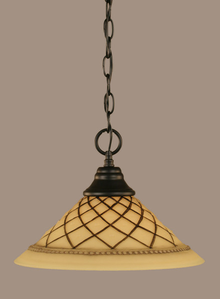 Toltec Lighting - 10-MB-7182 - One Light Pendant - Any - Matte Black