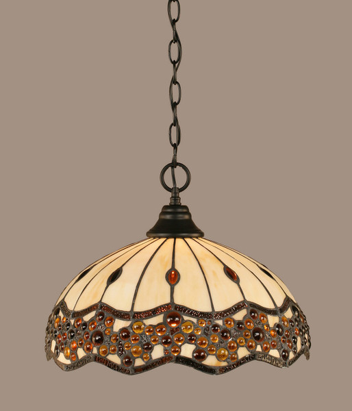 Toltec Lighting - 10-MB-997 - One Light Pendant - Any - Matte Black