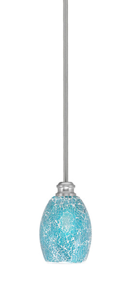 Toltec Lighting - 1151-BN-5055 - One Light Mini Pendant - Edge - Brushed Nickel