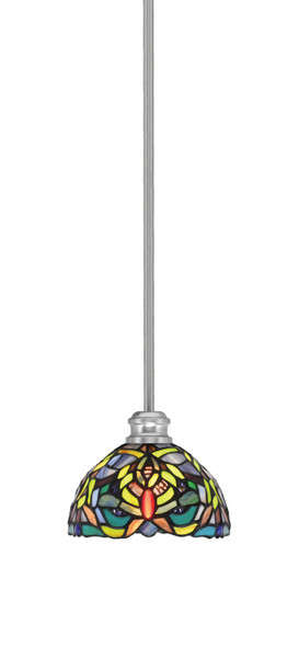 Toltec Lighting - 1151-BN-9905 - One Light Mini Pendant - Edge - Brushed Nickel