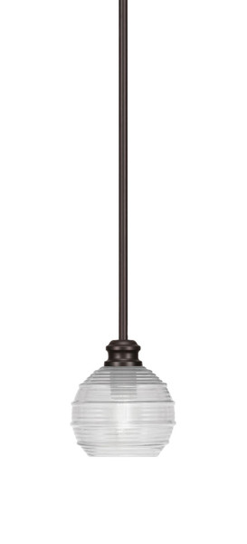 Toltec Lighting - 1151-ES-5110 - One Light Mini Pendant - Edge - Espresso
