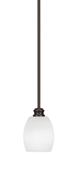 Toltec Lighting - 1151-ES-615 - One Light Mini Pendant - Edge - Espresso
