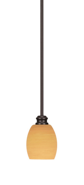 Toltec Lighting - 1151-ES-625 - One Light Mini Pendant - Edge - Espresso