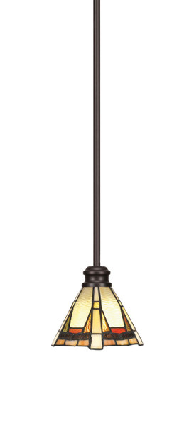Toltec Lighting - 1151-ES-9345 - One Light Mini Pendant - Edge - Espresso