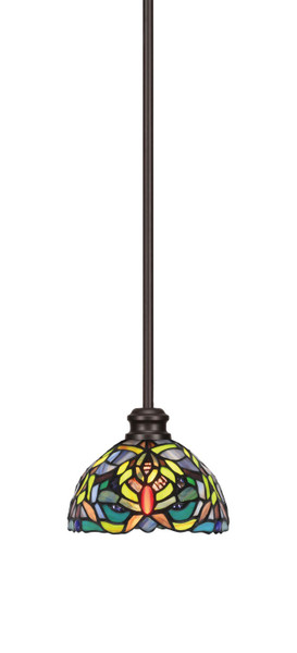 Toltec Lighting - 1151-ES-9905 - One Light Mini Pendant - Edge - Espresso