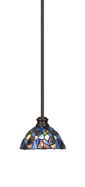 Toltec Lighting - 1151-ES-9955 - One Light Mini Pendant - Edge - Espresso