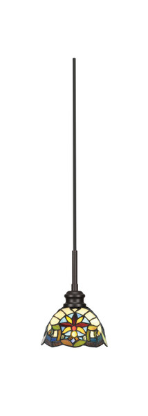 Toltec Lighting - 1152-ES-9365 - One Light Mini Pendant - Edge - Espresso