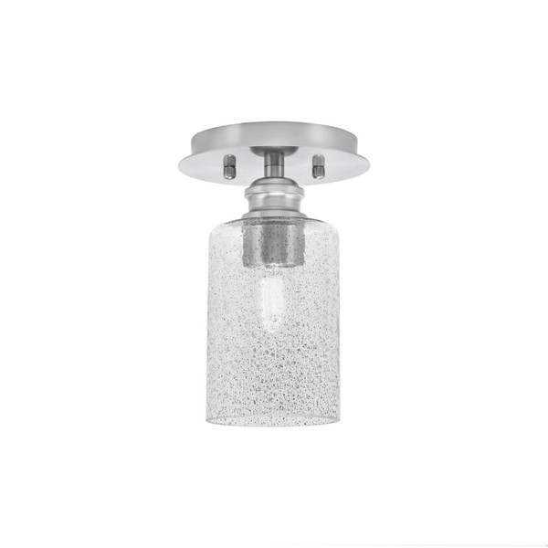 Toltec Lighting - 1160-BN-3002 - One Light Semi-Flush Mount - Edge - Brushed Nickel