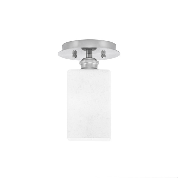 Toltec Lighting - 1160-BN-531 - One Light Semi-Flush Mount - Edge - Brushed Nickel