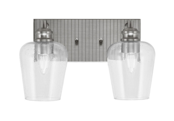 Toltec Lighting - 1162-BN-210 - Two Light Bath Bar - Edge - Brushed Nickel