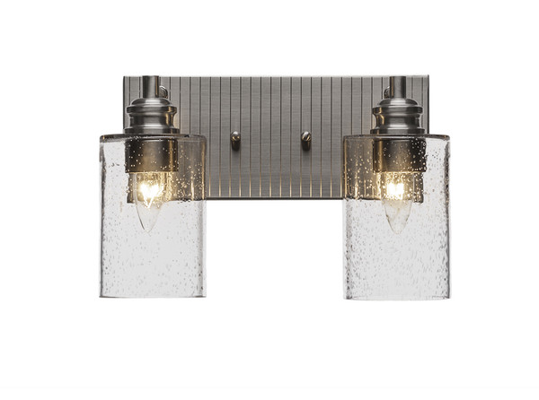 Toltec Lighting - 1162-BN-300 - Two Light Bath Bar - Edge - Brushed Nickel