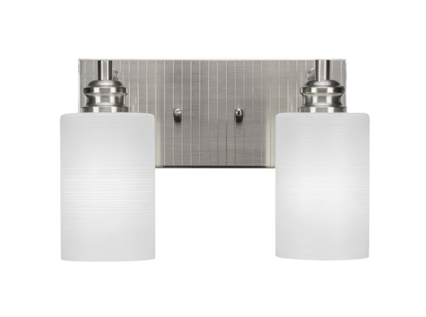 Toltec Lighting - 1162-BN-4061 - Two Light Bath Bar - Edge - Brushed Nickel