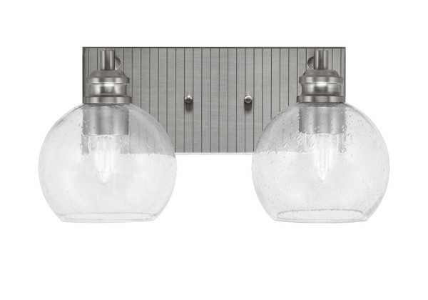 Toltec Lighting - 1162-BN-4100 - Two Light Bath Bar - Edge - Brushed Nickel