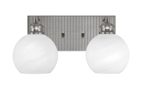 Toltec Lighting - 1162-BN-4101 - Two Light Bath Bar - Edge - Brushed Nickel