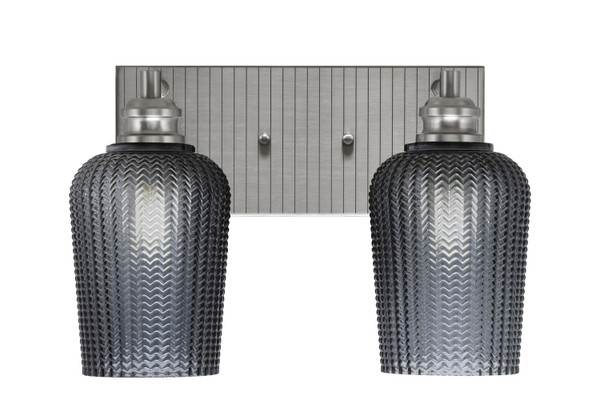 Toltec Lighting - 1162-BN-4252 - Two Light Bath Bar - Edge - Brushed Nickel