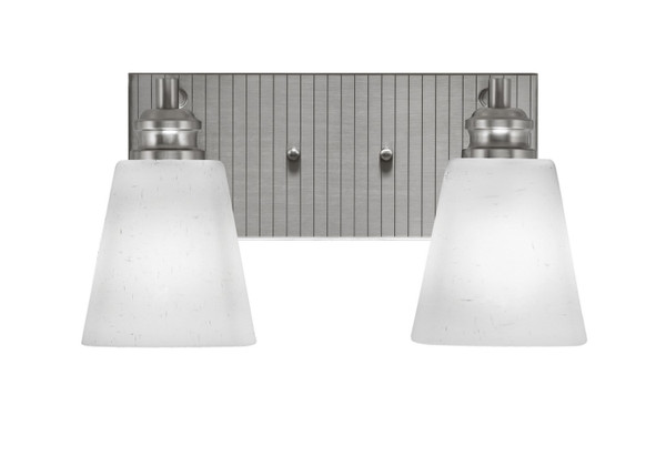 Toltec Lighting - 1162-BN-460 - Two Light Bath Bar - Edge - Brushed Nickel