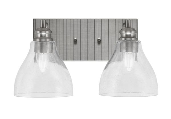 Toltec Lighting - 1162-BN-4760 - Two Light Bath Bar - Edge - Brushed Nickel