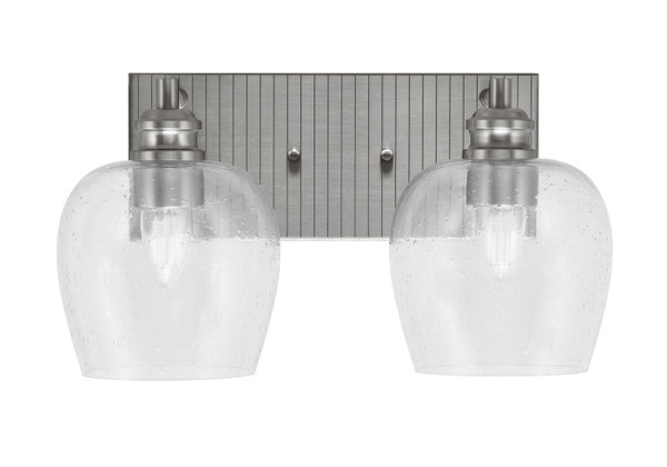 Toltec Lighting - 1162-BN-4810 - Two Light Bath Bar - Edge - Brushed Nickel