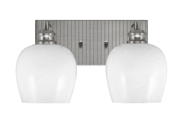 Toltec Lighting - 1162-BN-4811 - Two Light Bath Bar - Edge - Brushed Nickel