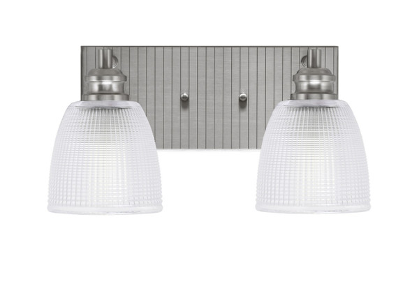 Toltec Lighting - 1162-BN-500 - Two Light Bath Bar - Edge - Brushed Nickel