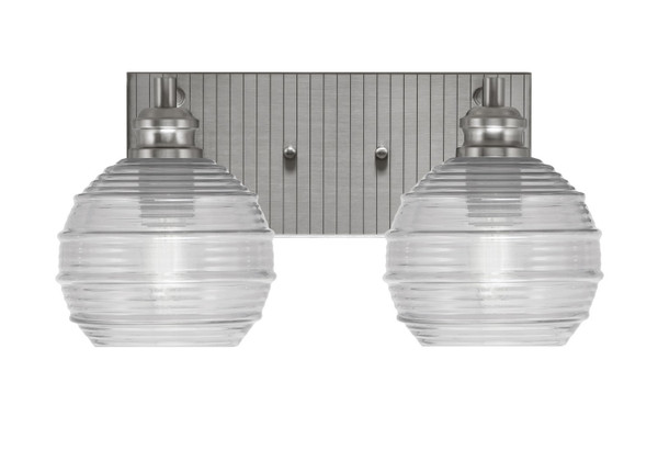 Toltec Lighting - 1162-BN-5110 - Two Light Bath Bar - Edge - Brushed Nickel
