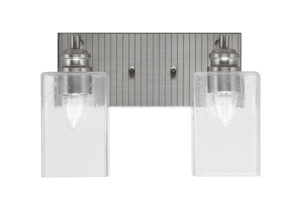 Toltec Lighting - 1162-BN-530 - Two Light Bath Bar - Edge - Brushed Nickel