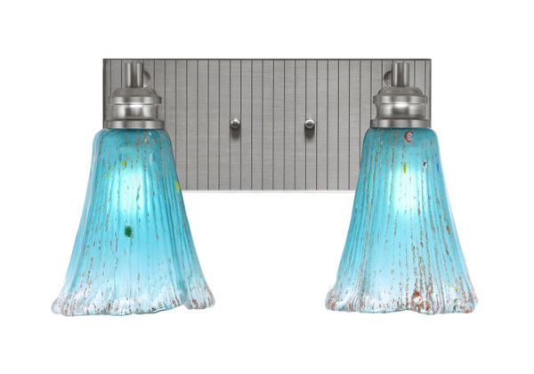 Toltec Lighting - 1162-BN-725 - Two Light Bath Bar - Edge - Brushed Nickel