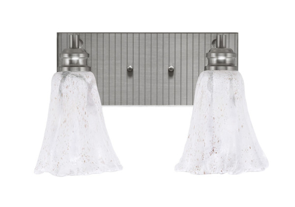 Toltec Lighting - 1162-BN-729 - Two Light Bath Bar - Edge - Brushed Nickel