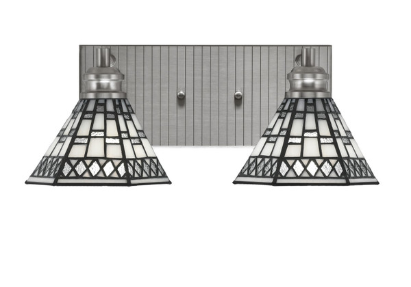 Toltec Lighting - 1162-BN-9105 - Two Light Bath Bar - Edge - Brushed Nickel