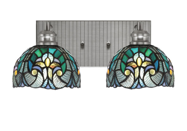 Toltec Lighting - 1162-BN-9925 - Two Light Bath Bar - Edge - Brushed Nickel