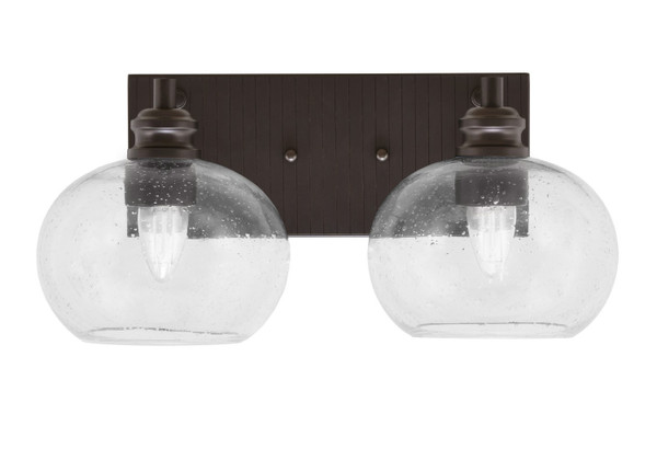 Toltec Lighting - 1162-ES-202 - Two Light Bath Bar - Edge - Espresso