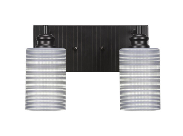Toltec Lighting - 1162-ES-4062 - Two Light Bath Bar - Edge - Espresso