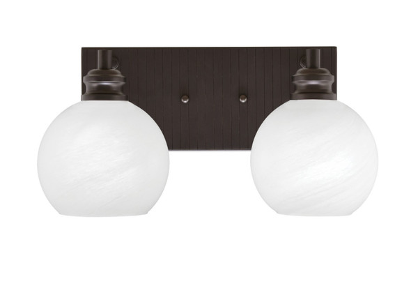 Toltec Lighting - 1162-ES-4101 - Two Light Bath Bar - Edge - Espresso
