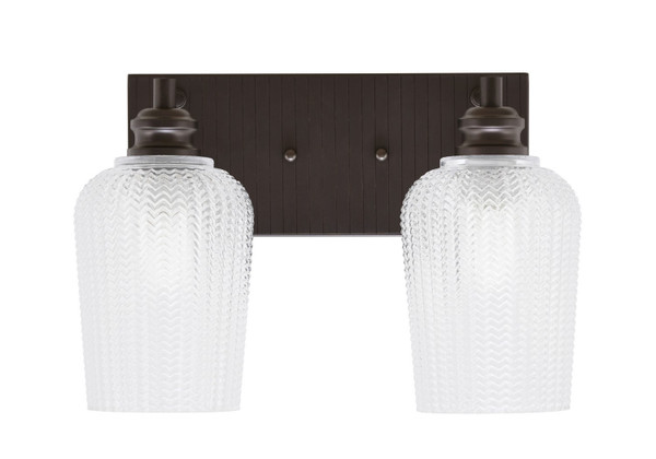 Toltec Lighting - 1162-ES-4250 - Two Light Bath Bar - Edge - Espresso